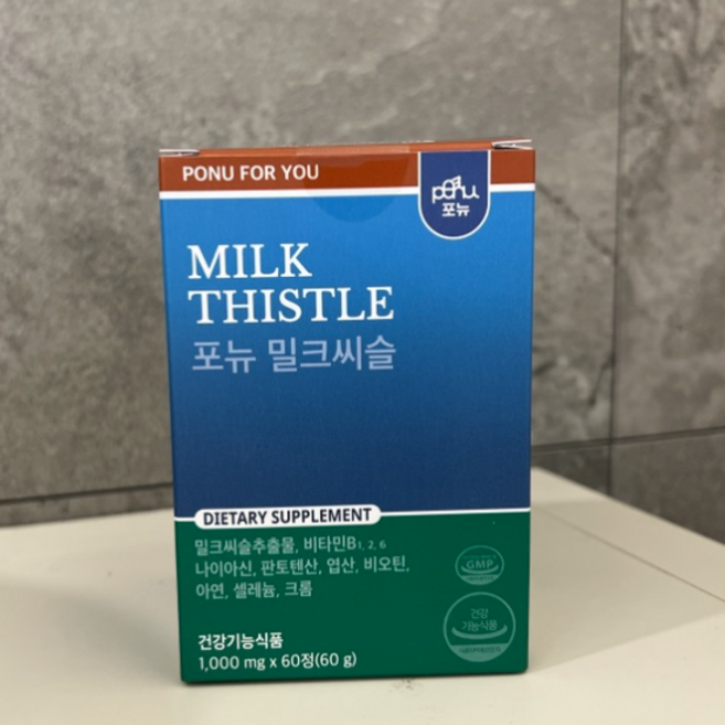 포뉴 밀크씨슬, 1개, 60정