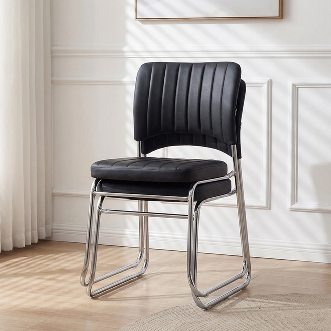 Bloom 사무용 의자 | 다용도 인테리어 체어, 블랙