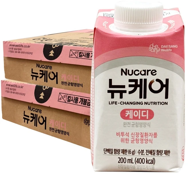 대상 뉴케어 KD 비투석 신장질환자 영양식 2Box, 60개, 200ml - 쿠팡