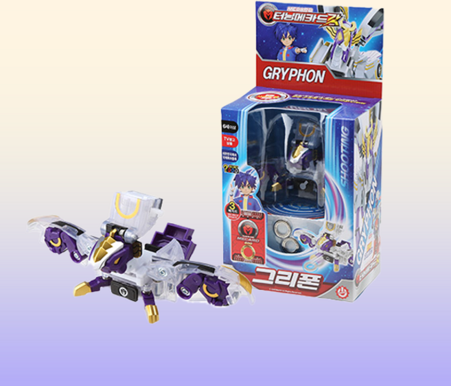 터닝메카드 갓 링 메카니멀 그리폰 변신로봇 메카드 장난감, 1개, 혼합