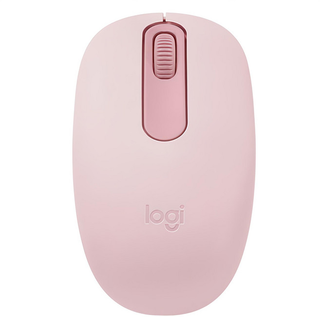 로지텍 무선 휴대용 블루투스 무선 마우스 M196 910-007467, 로즈