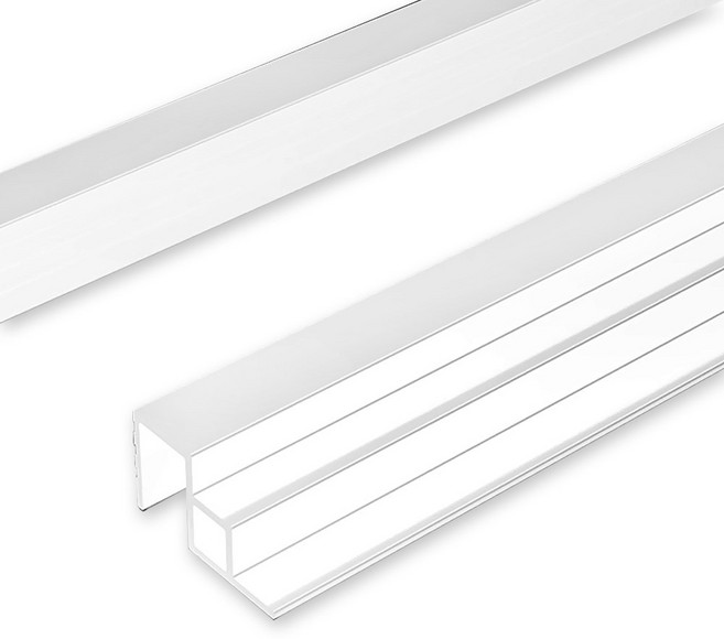 미미네아쿠아 슬라이드용 유리뚜껑 거치대 화이트 45cm어항 5~6T용 (2개1조)