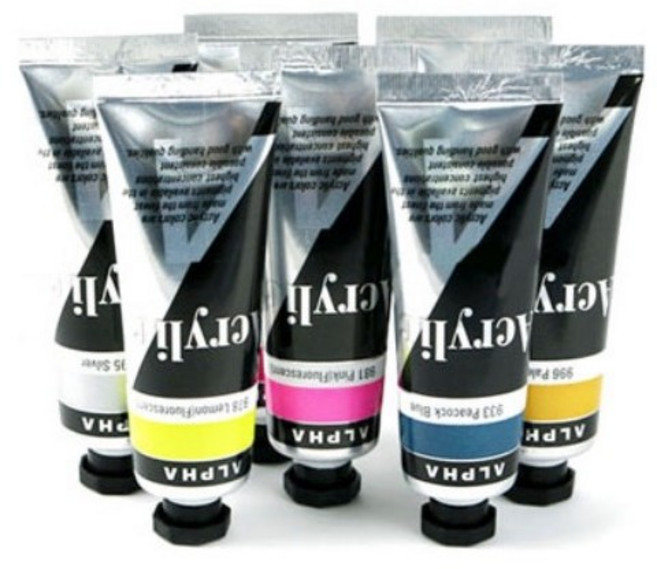 알파 전문가용 아크릴물감 50ml, 968 Grayish Green