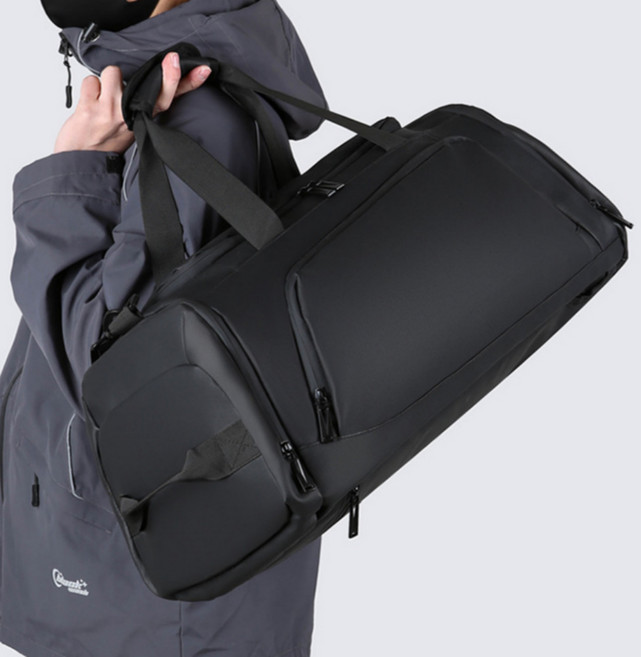 하이이그잼플 빅사이즈 헬스가방, 1개, 블랙