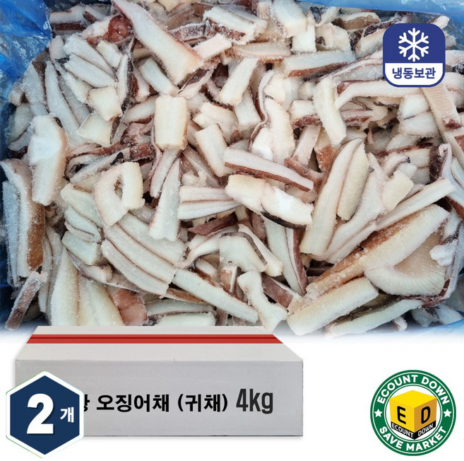 대왕오징어 무라 귀채, 2개, 4kg