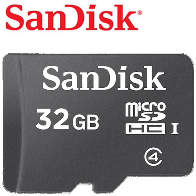 샌디스크 마이크로SD 메모리카드 SDSDQM-032G, 32GB, 1개