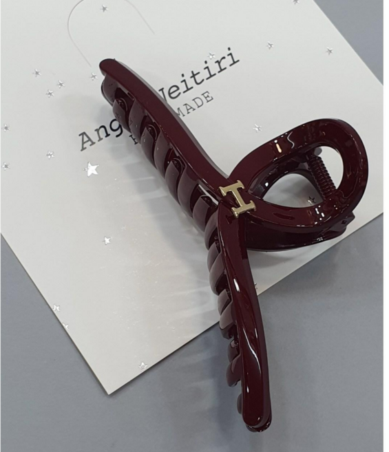 레몬트리 136헬렌이니셜 헤어집게핀머리핀