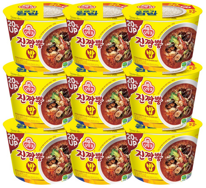 오뚜기 컵밥 진짬뽕밥 217.5g 9개