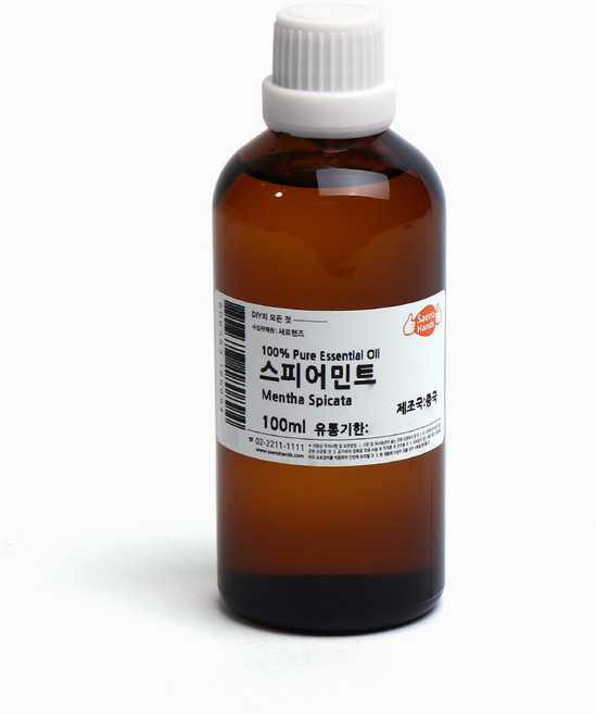 새로핸즈 천연 아로마 에센셜오일 스피아민트 허브오일 100ml, 단품, 1개