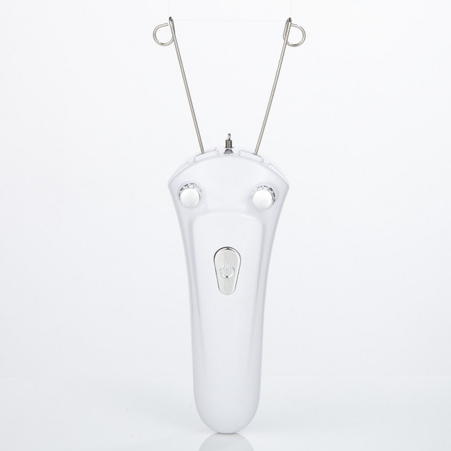 실뜨기제모기 남자 얼굴 수염 다리털 면도 얼굴털 솜털 잔털 제거 털뽑기 실면도 실제모기 모근제거기, 1개입, 1개