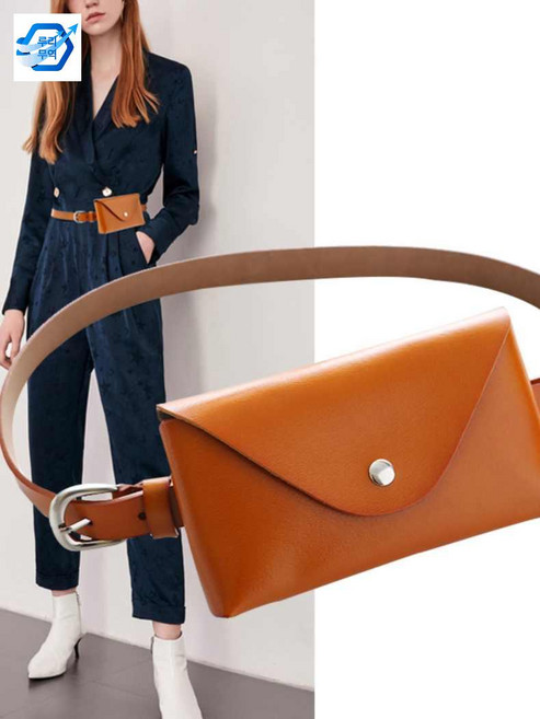 천연가죽 핸드폰 벨트 허리 벨트백 가방 미니 힙색 파우치