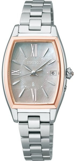 세이코 루키아 LUKIA SSQW072 Grow 글로우 솔라 전파 수정 메탈 밴드 레이디스 160248