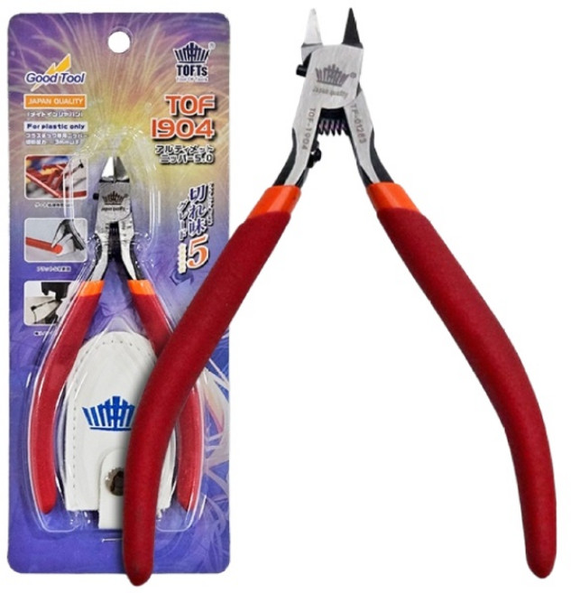 TOF1904 고급 토프니퍼 건프라 프라모델 공구 정밀 외날니퍼 플라스틱니퍼, 1개