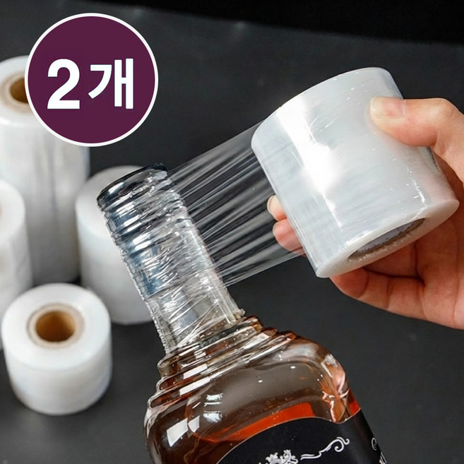 몬테비노 위스키 양주 완벽 밀봉 포장 파라필름, 투명(3cm x 200미터), 2개