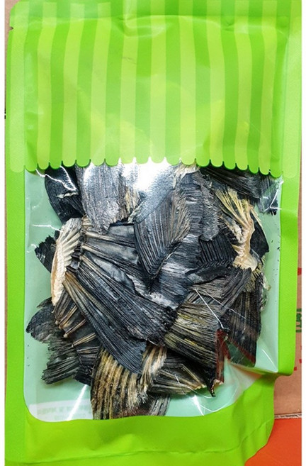 국산 히레 사케용 복어지느러미 사케복지느러미 90g, 1개