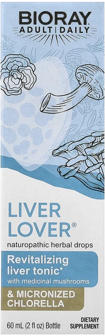 Bioray Liver Lover 리바이탈라이징 리버 토닉 알코올 무함유 60ml, 59.147ml, 5개 - 쿠팡