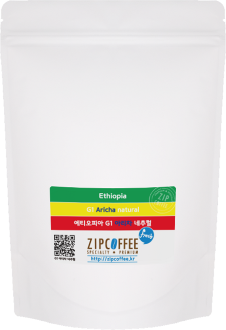 에티오피아 G1 예가체프 아리차 네추럴 신선하고 고급진 당일로스팅 원두 커피, 홀빈, 1개, 500g