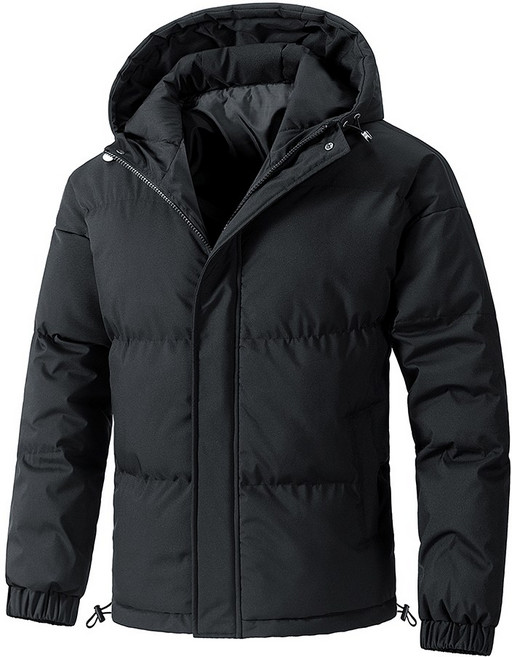 YANGTA 남자 겨울 패딩 점퍼 루즈핏 캐주얼 심플 보온 후드 방풍 항공점퍼