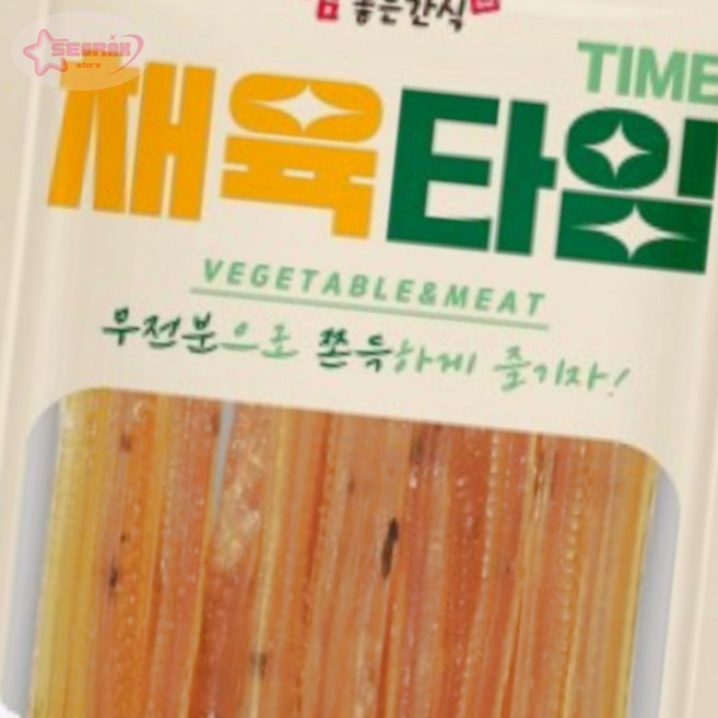 서락 참좋은간식 채육타임 닭고기 시금치 100G 수제애견간식