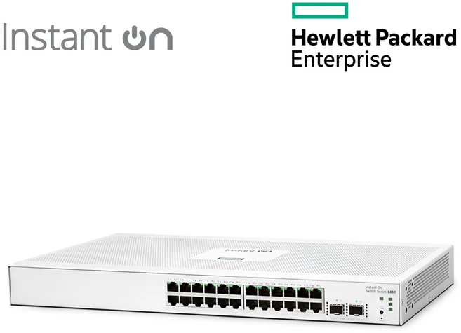 HPE Networking Instant On 1830 24G 2SFP [스마트스위치/1Gbps 24Port + 1G 2Port SFP/APP] 모델명 JL812A, 1개 - 쿠팡