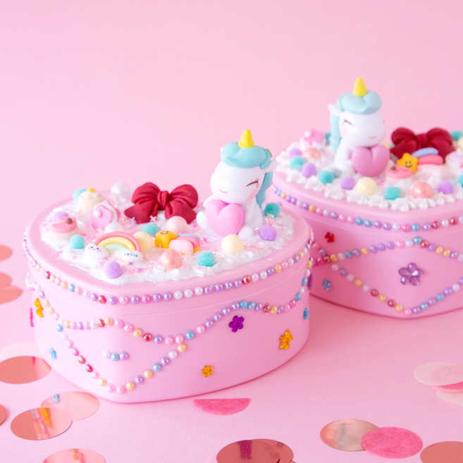 솜씨키트 데코덴 크림 보석함 꾸미기 DIY 체험 놀이 만들기 활동, 데코덴보석함