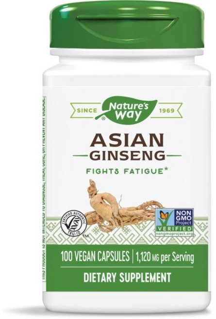 네이쳐스웨이 아시안 인삼 560mg 베지테리안 캡슐, 100개입, 1개, 100정 - 쿠팡