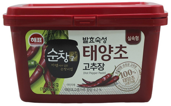 해표 순창궁 태양초 고추장 3kg, 1개