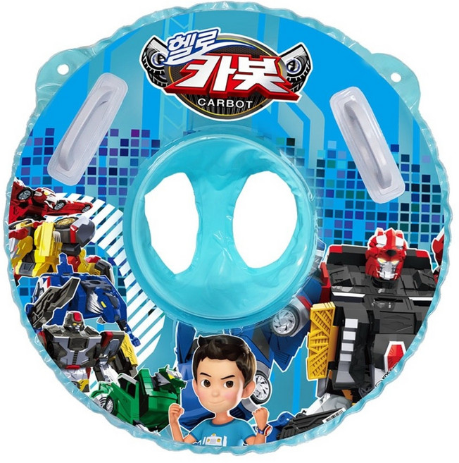 헬로카봇 아동용 사파리세이버 원형 보행기 튜브, 1개, 혼합색상