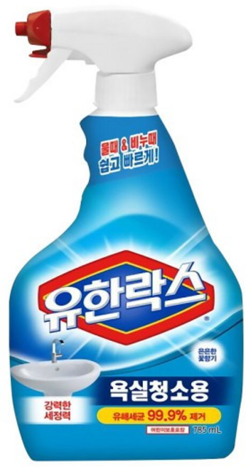 유한락스 욕실청소용 785ml 화장실 욕조, 1개