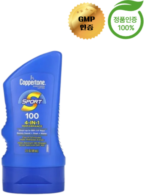 코퍼톤 스포츠 자외선 차단제 선크림 SPF100 89ml, 1개