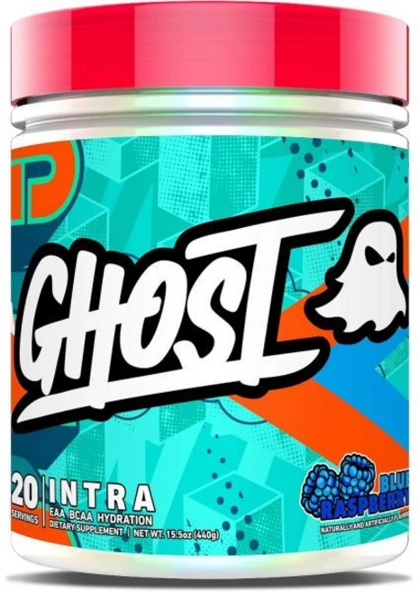 GHOST Intra Workout Powder Blue Raspberry - BCAAs & EAAs Nootropics & Hydration - Essential & B, 440g, 1개 - 쿠팡