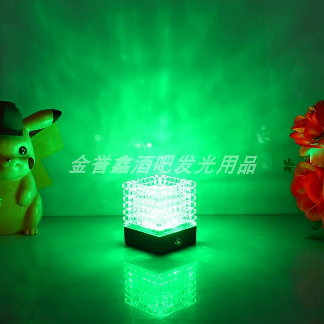 전기젠가 전기흐르는 보드게임 쌓기 형광 LED 젠가, 1개, 그린광