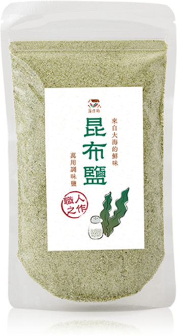 藻作坊 昆布鹽 職人手工製作 萬用調味鹽, 300g, 1包