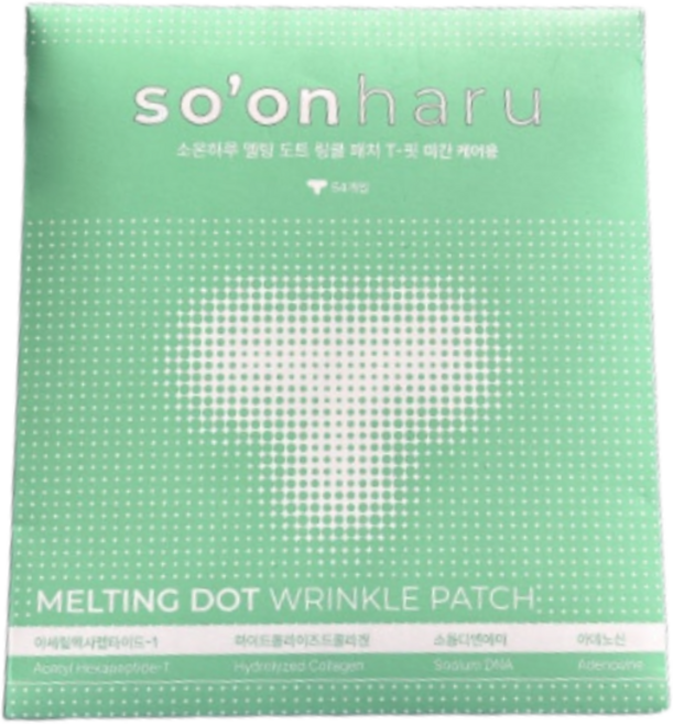 소온하루 PDRN 아데노신 멜팅도트 링클패치 티핏 미간케어용 콜라겐 주름개선 기능성, 1개, 54개입