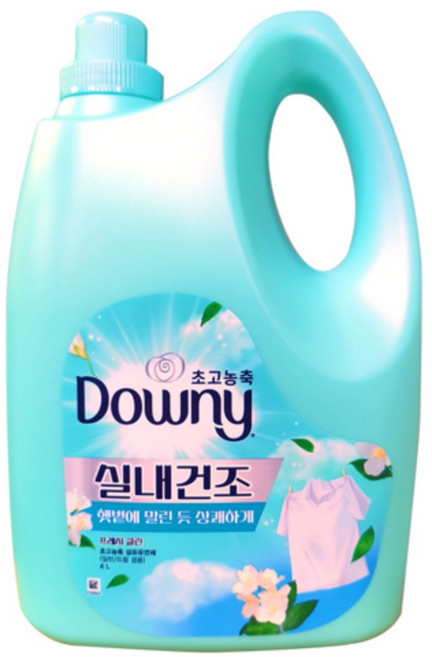 다우니 실내건조 프레시 클린 섬유유연제, 1개, 4L