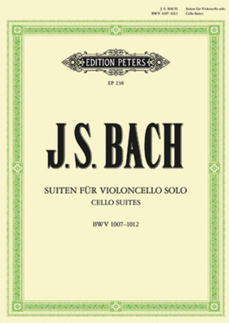 (영문도서) Cello Suites Bwv 1007-1012 for Cello Solo Paperback, Alfred Music, English, 9790300755533