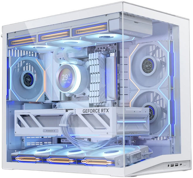 영재컴퓨터 영상편집PC 실무자용 전문하이엔드 화이트 VY105, Free DOS, 4TB, 64GB, 지포스 RTX 5070 Ti, 285K