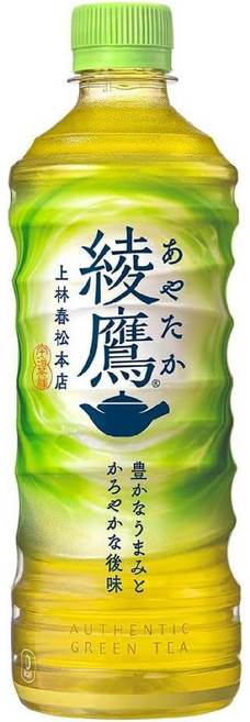 일본 아야타카 녹차 오리지널 525ml x 24개 / 일본 자판기, 1박스