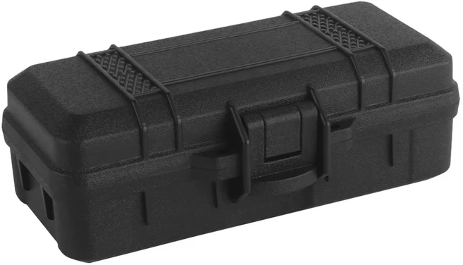 사냥용 충격 흡수 탄약 상자 방수 이중 층 밀폐 총알 경량 액세서리 폼 폰 안전, 01 CHINA, [02] Black