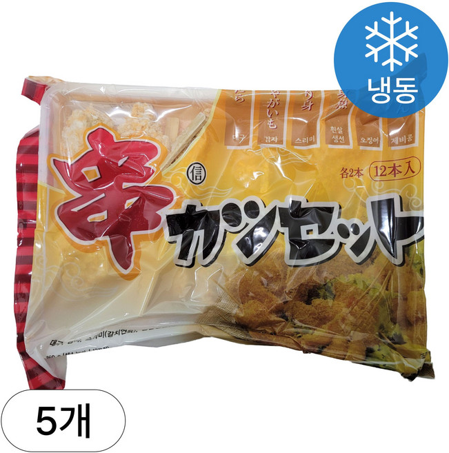 [인생건어물] 쿠시까스세트 360g 5봉 밀키트 대용량 업소용, 5개