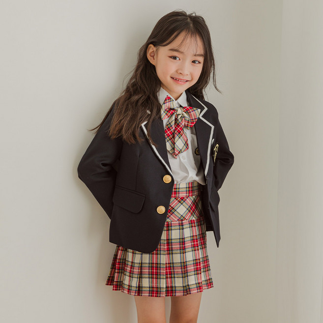 키즈톡톡 헤일리 여아 정장 (자켓+치마) (5-13호)