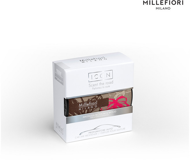 밀레피오리 밀라노 아이콘 차량용 방향제 매그놀리아 블로썸 우드, 텍스타일플로랄 매그놀리아블로썸&우드, 1개
