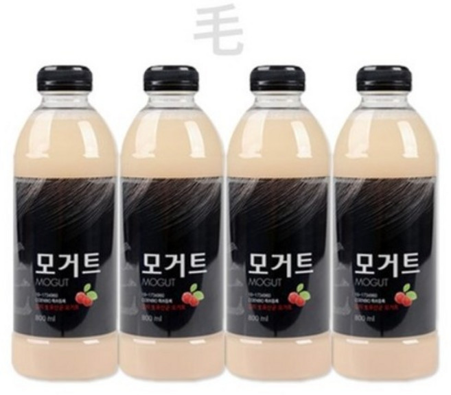 MOGUT 모거트 900ml 4병 / 두피 대사순환 특허 김치 생 유산균 균주 풍성한 자신감 장건강 신바이오틱스, 4개