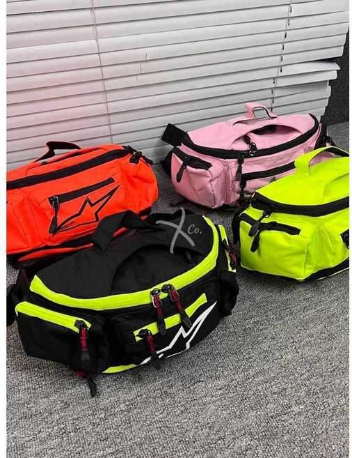 허리 가방 바이크 힙색 라이딩 오렌지 오토바이 알파인스타, D. 형광 노랑 2.5L