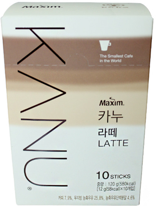 동서 맥심 카누 라떼 12g x 10T, 120g, 10개입, 1개