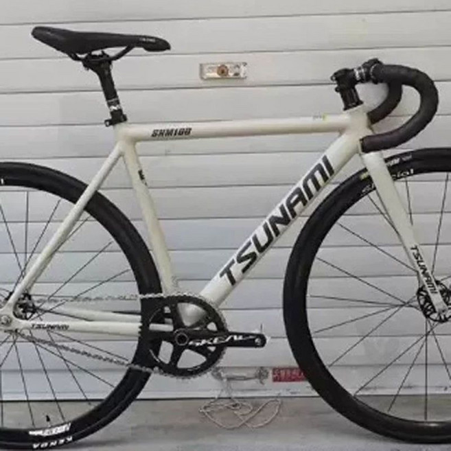 쓰나미픽시 프레임 자전거 경량 알루미늄 합금 SNM100, 그레이 프레임, 1개