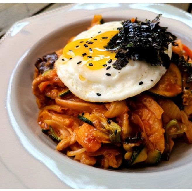 수제 직화 중화 볶음밥 덮밥 캠핑 밀키트 중화비빔밥 소스 2인분, 2개, 400g