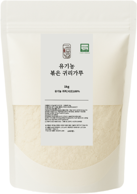 국산 유기농 볶은귀리가루 대용량, 1개, 1kg