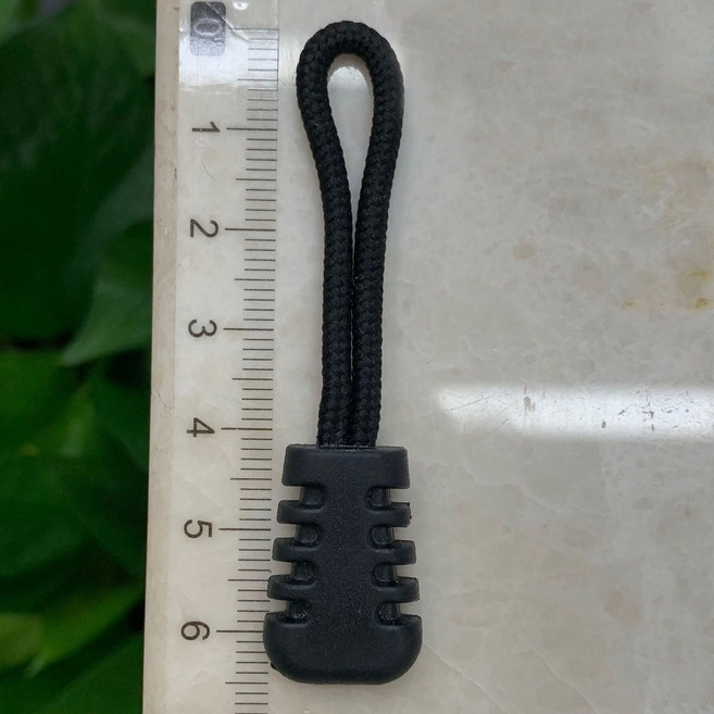 萬用拉繩 背包行李箱外套拉鏈配件 拉鍊頭 粗, 拉鍊頭 粗 黑/ 入, 1個