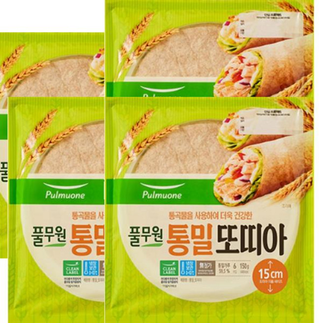 풀무원 통밀또띠아 15cm 150g 4개